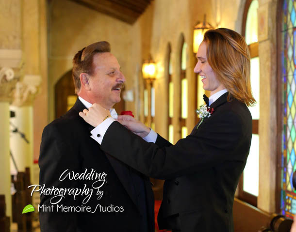 Coral Gables Congregatonal church groom and best man