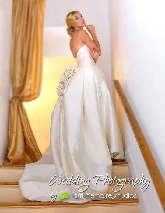 Bridal glamour shot Bride Eli