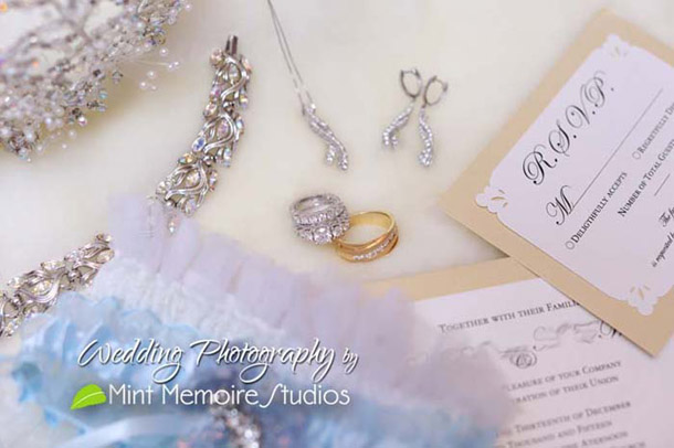 An old tradition. Something old something new something borrowed and something blue